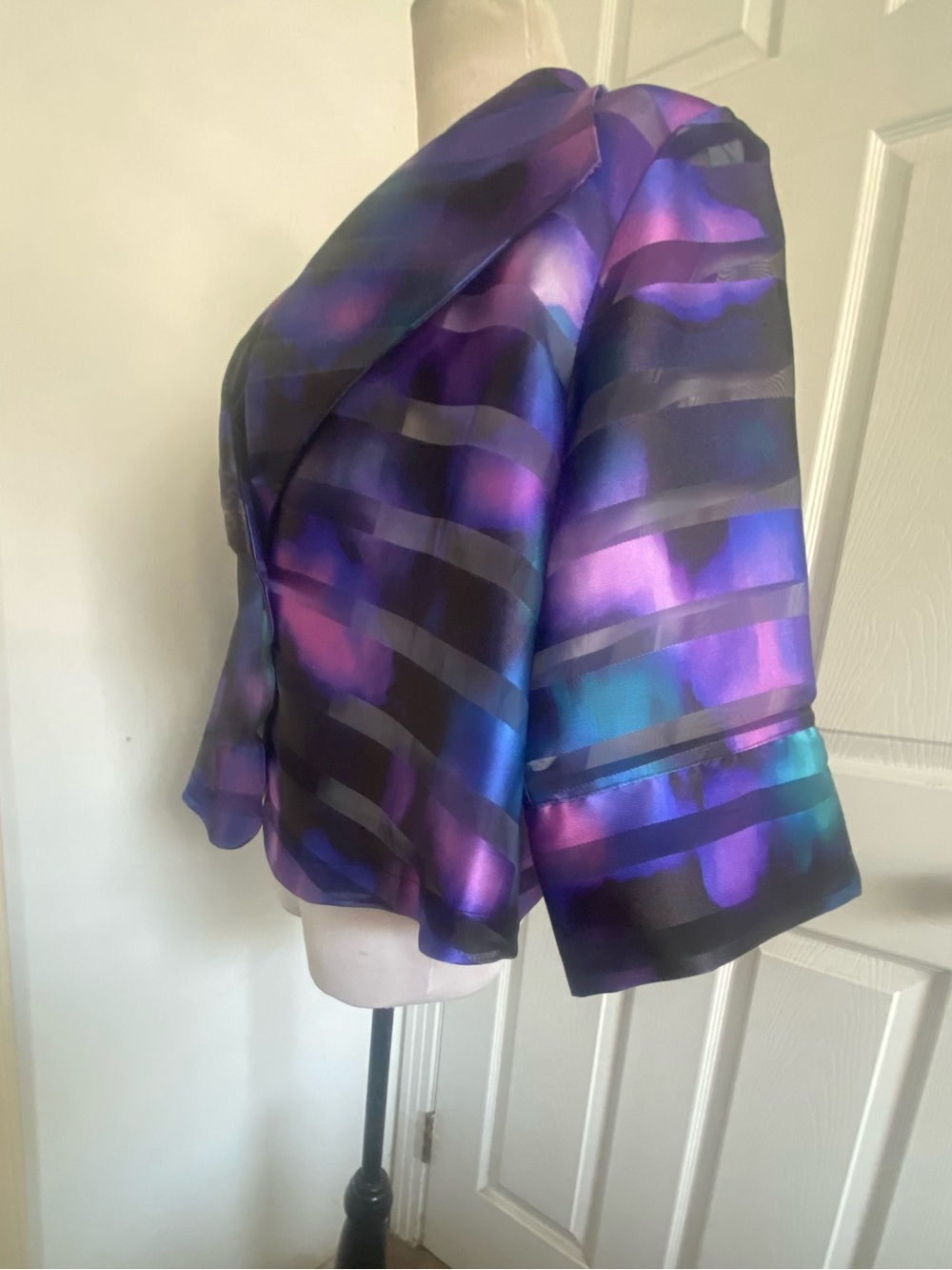 Joseph Ribkoff Multi Color Swing Jacket - Picture 9 of 12